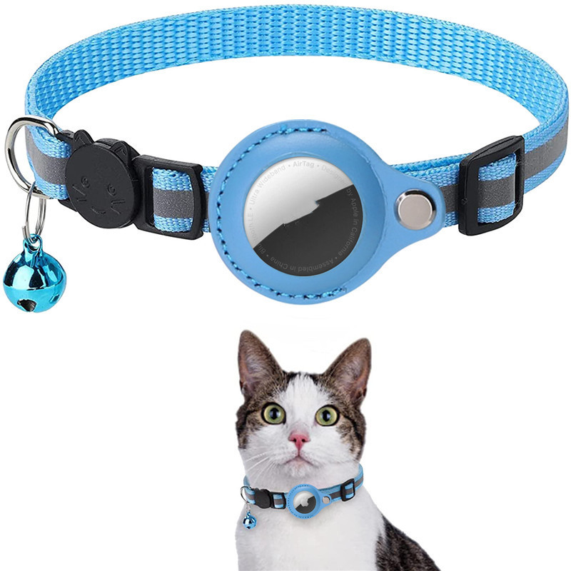 Luna | Reflektierendes AirTag Halsband für Katzen mit Sicherheitsverschluss