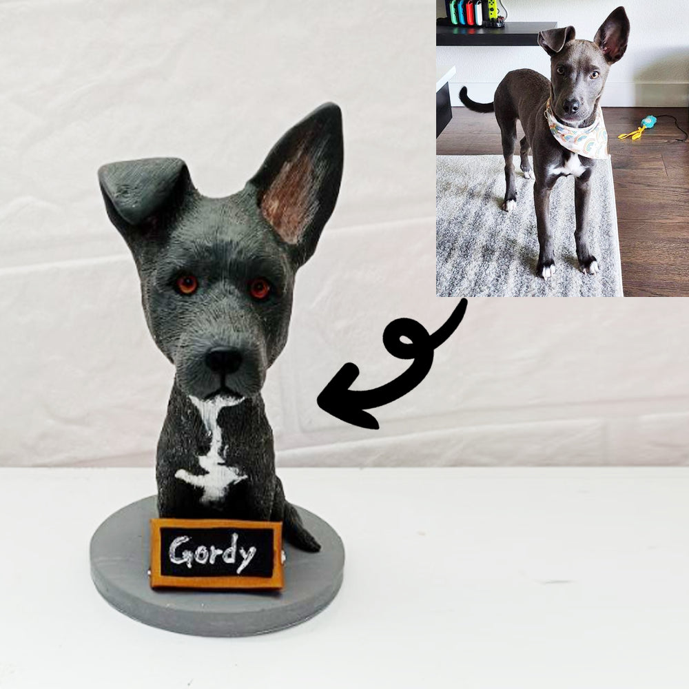 Dein Haustier – verewigt als Kunstwerk! - Fluffy Adventures Haustiershop 10cm / Fester Kopf Mein Shop Personalisiertes Tier-Figuren Dein Haustier – verewigt als Kunstwerk! Personalisiertes Tier-Figuren Mein Shop 10cm / Fester Kopf Fluffy Adventures Haustiershop