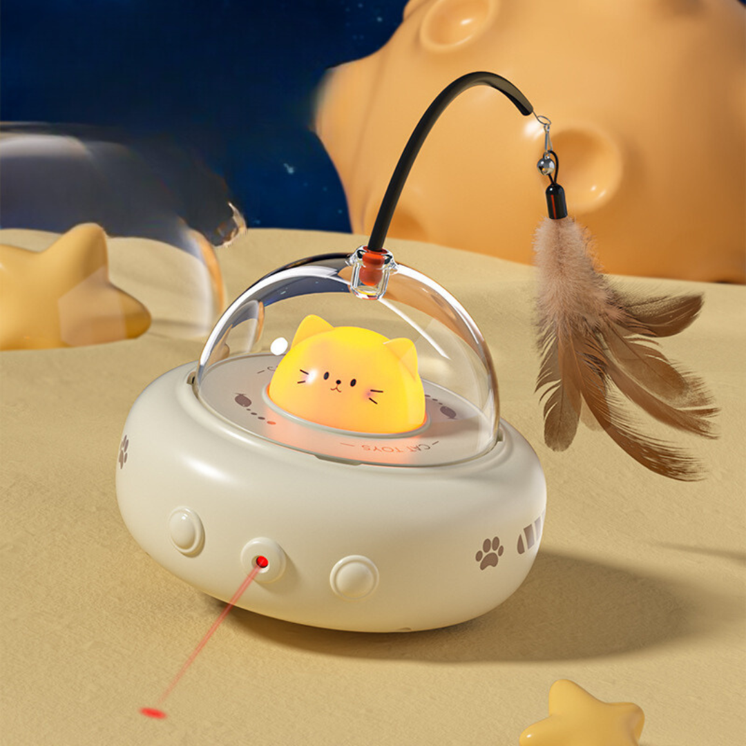 Luna | Automatisches Ufo-Laser Katzenspielzeug