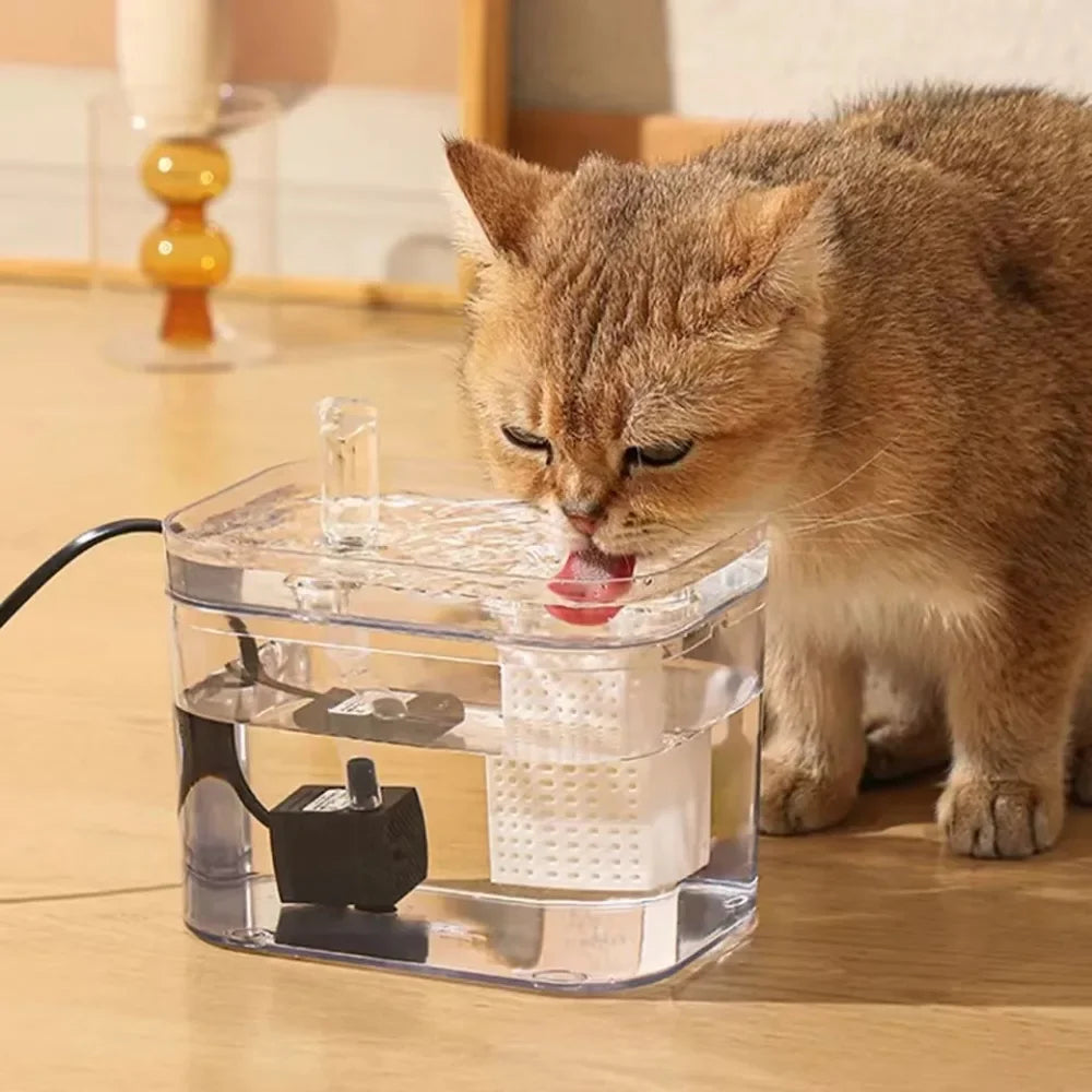 Oliver | Automatischer Haustier Trinkbrunnen mit Frischwasserfilter
