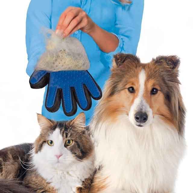 Lina | Sanfter Pflegehandschuh für Hunde & Katzen