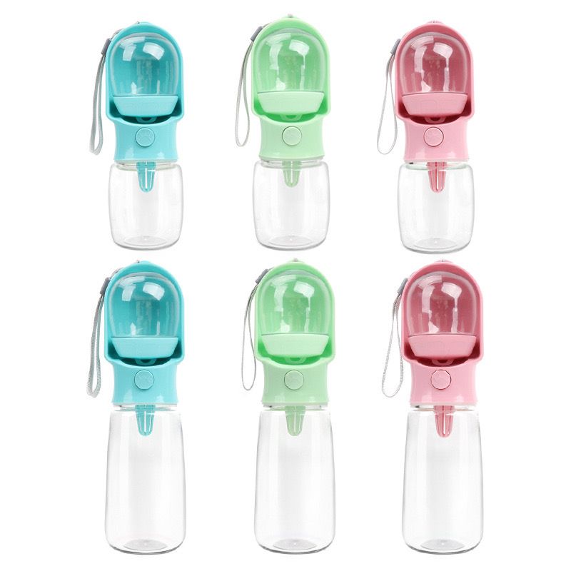 Lunado | 2-in-1 Haustierflasche für Wasser & Futter – Auslaufsicher und tragbar