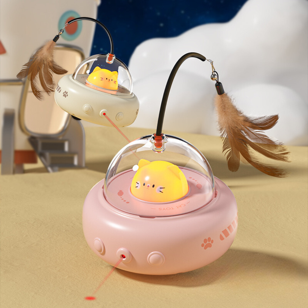 Luna | Automatisches Ufo-Laser Katzenspielzeug