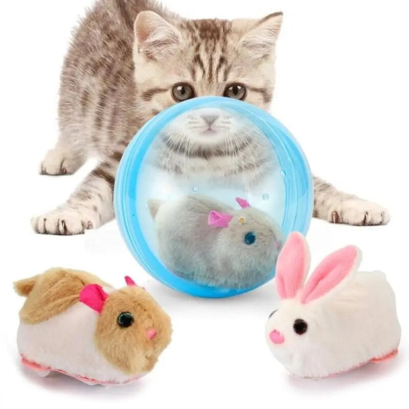 Fellino | Rollende Tierchen-Spielkugel für Katzen