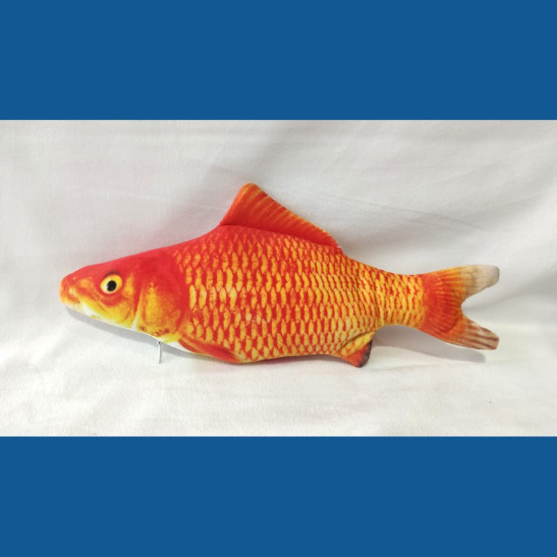 FeliFun | Realistisches Fisch-Plüschspielzeug für Katzen mit Bewegungseffekt