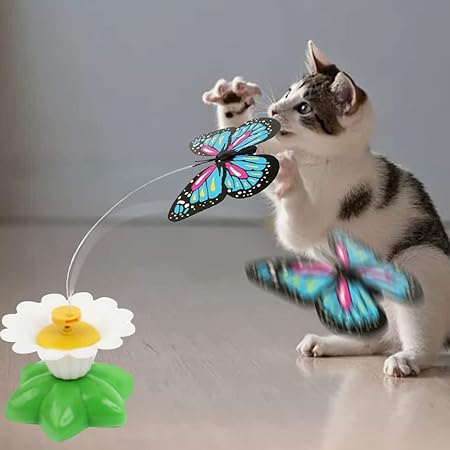 LunaPet | Interaktives Katzenspielzeug mit Schmetterling