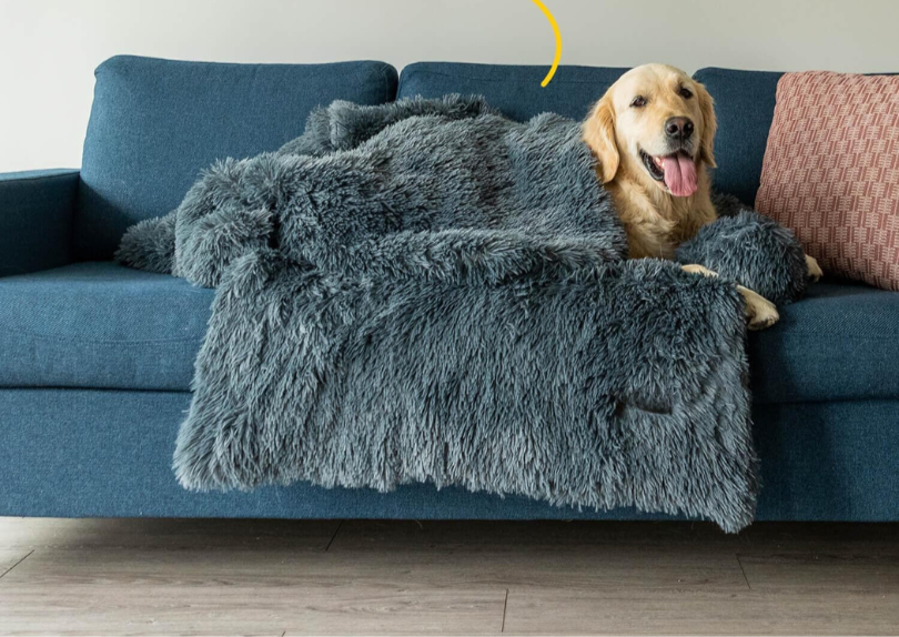 SnugTail | Beruhigende Hundedecke mit Anti-Stress-Funktion