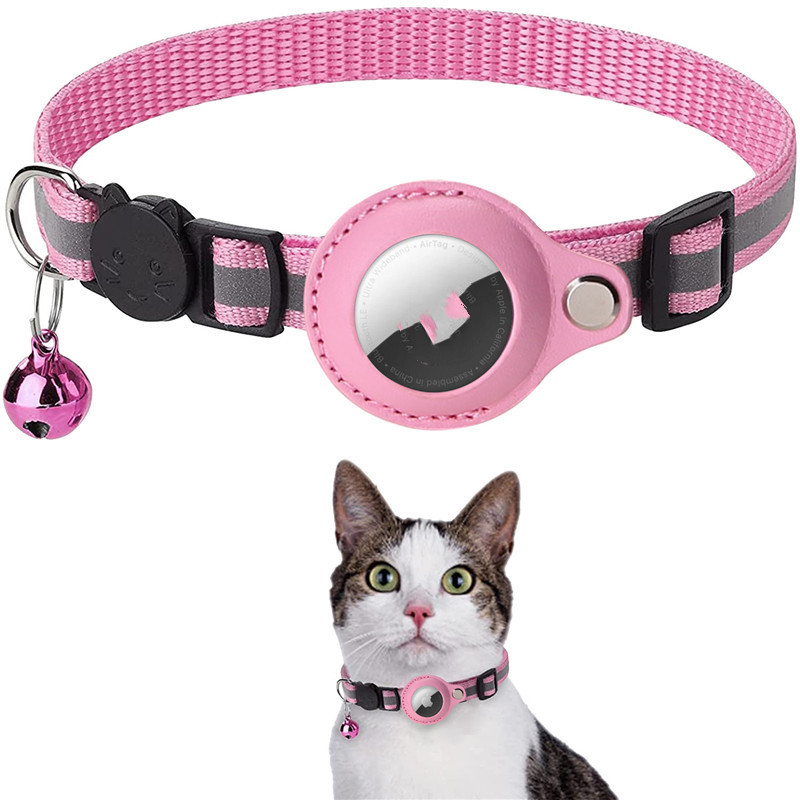 Luna | Reflektierendes AirTag Halsband für Katzen mit Sicherheitsverschluss