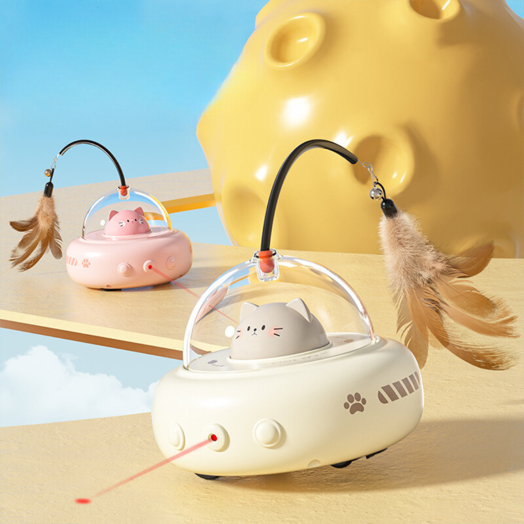 Luna | Automatisches Ufo-Laser Katzenspielzeug