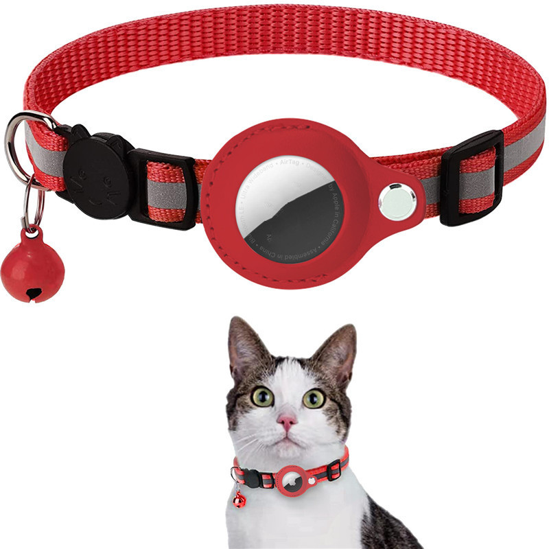 Luna | Reflektierendes AirTag Halsband für Katzen mit Sicherheitsverschluss