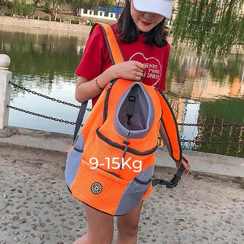 PetVoyage | Atmungsaktiver Hunderucksack für sicheres & bequemes Tragen unterwegs