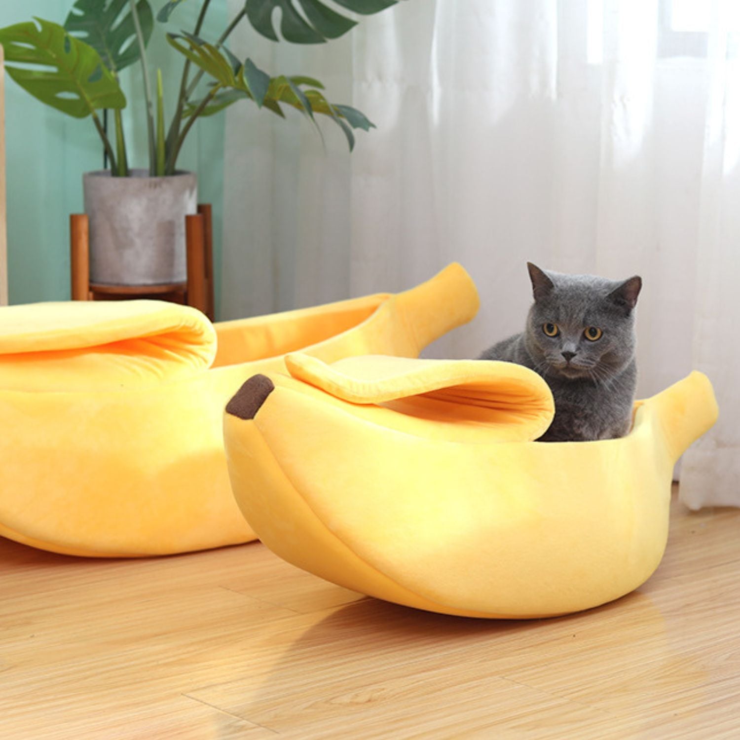 Bella | Gemütliches Bananenbett für Hunde & Katzen