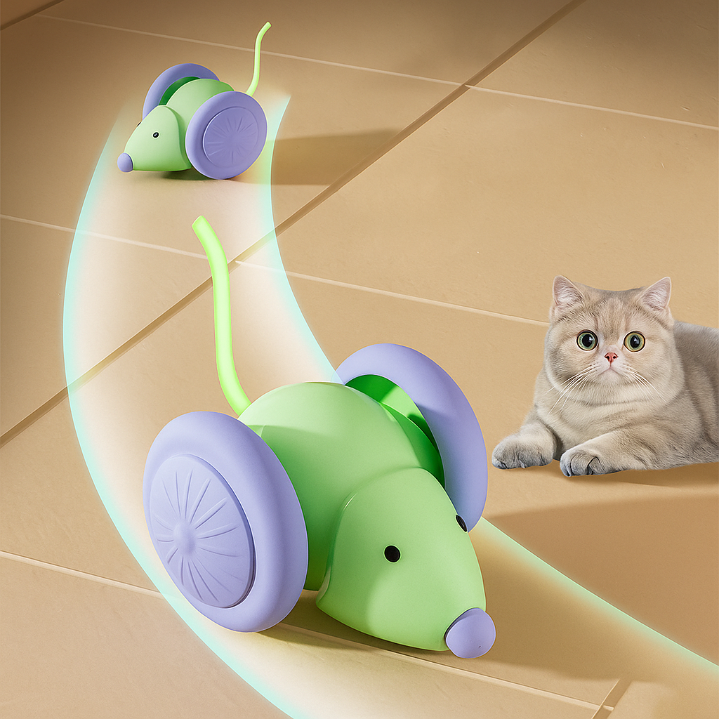 Catelio | Intelligentes Interaktives Katzenspielzeug mit Bewegungsfunktion