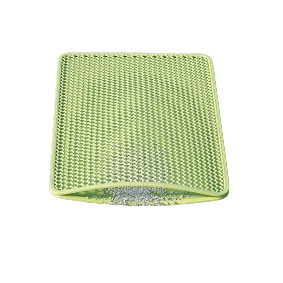 CleanStep | Doppellagige Katzenstreumatte – Sauberkeit leicht gemacht