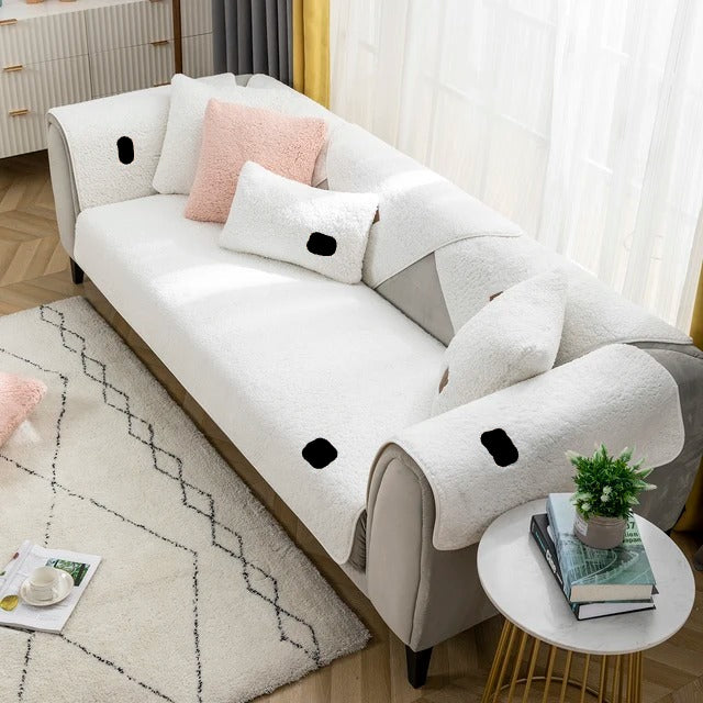 FurNix | Möbel-Kratzschutzmatte im Lammfell-Design
