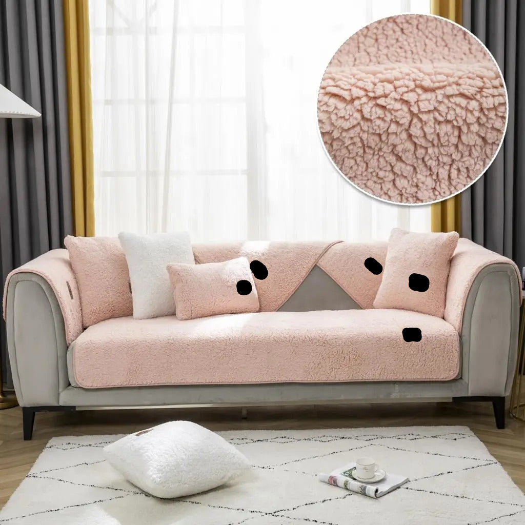FurNix | Möbel-Kratzschutzmatte im Lammfell-Design
