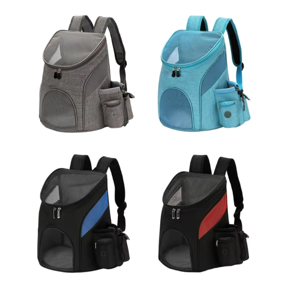 Nala | Ergonomischer Haustier-Rucksack mit Netzbelüftung und Seitentaschen