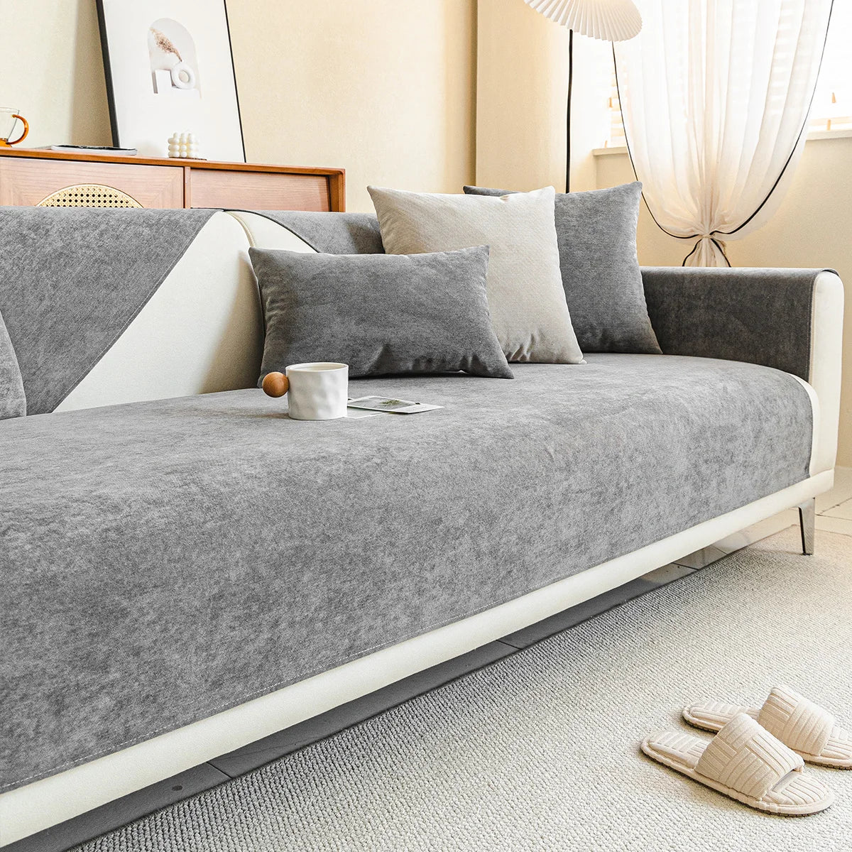 Felvano | Kratzfeste & Stilvolle Sofa-Schonbezug aus Chenille