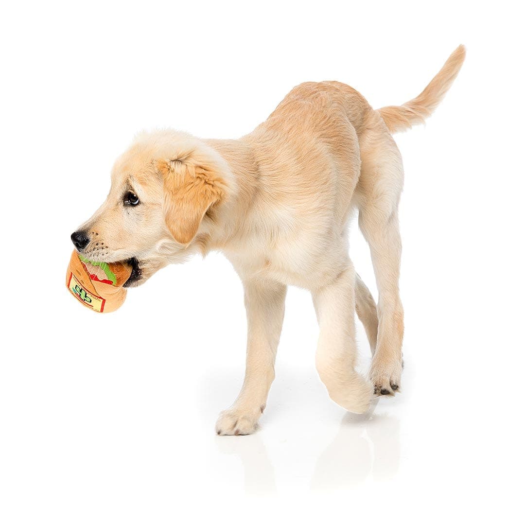 PawMex | Plüsch-Burrito-Spielzeug für Hunde