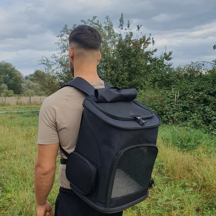 Milo | Ergonomischer Katzenrucksack mit Sichtfenster