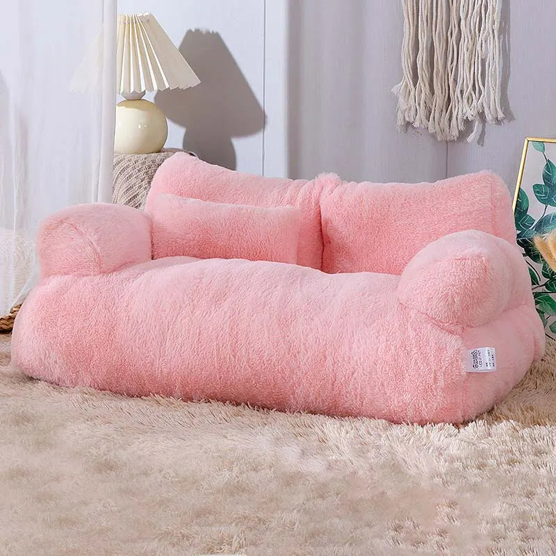Lilou | Flauschiges Katzenbett im eleganten Sofa-Design für entspannte Ruhepausen