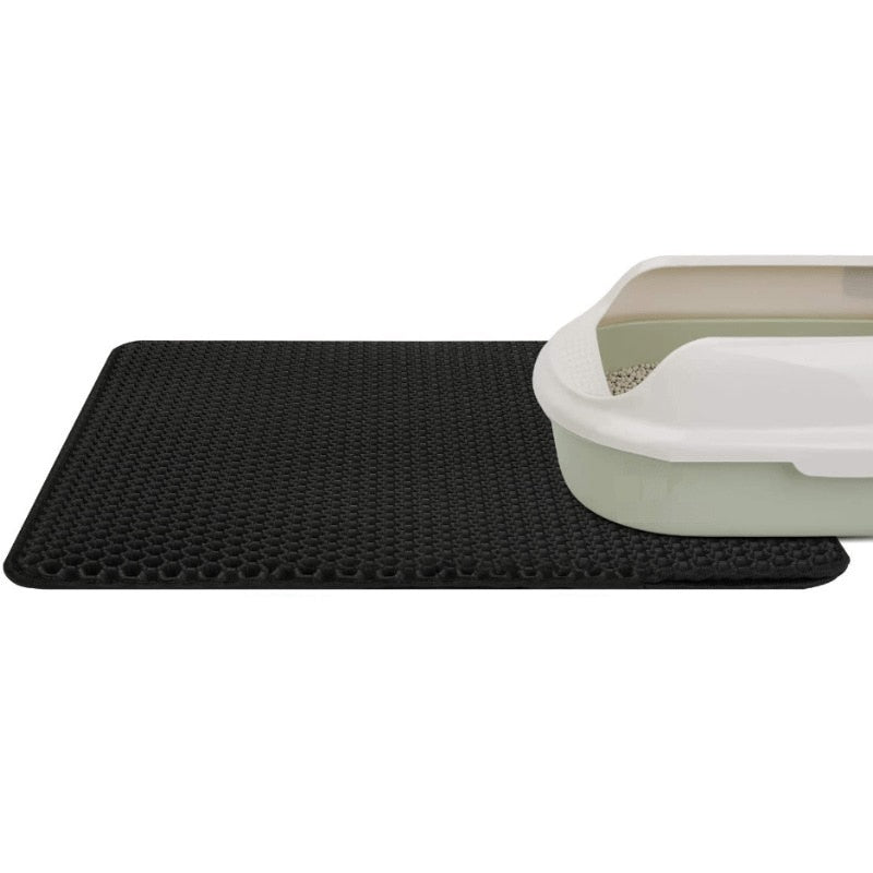 LunaMiau | Hygienematte für Katzen mit Anti-Streu-System