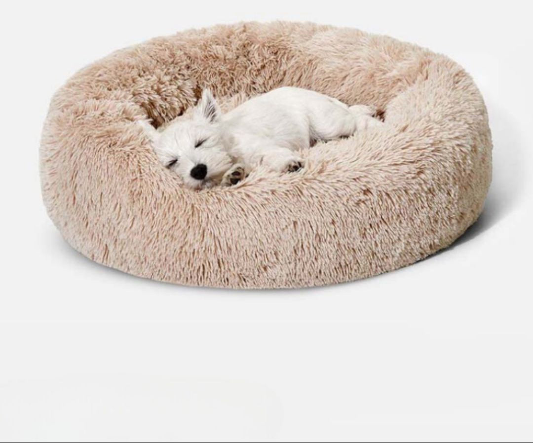 Lunavo | Kuschelbett für Hunde mit ergonomischer Unterstützung