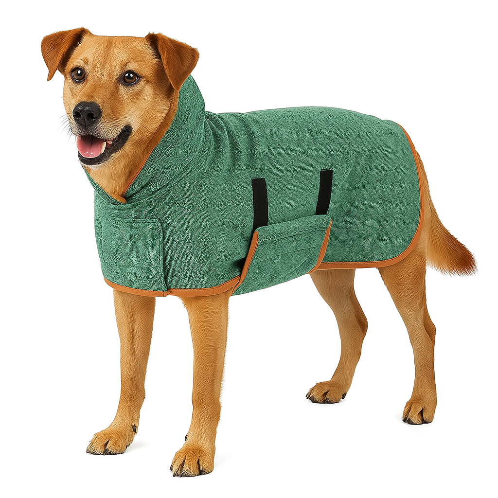 Pawdry | Hunde-Bademantel für Komfort, Wärme & schnelles Trocknen