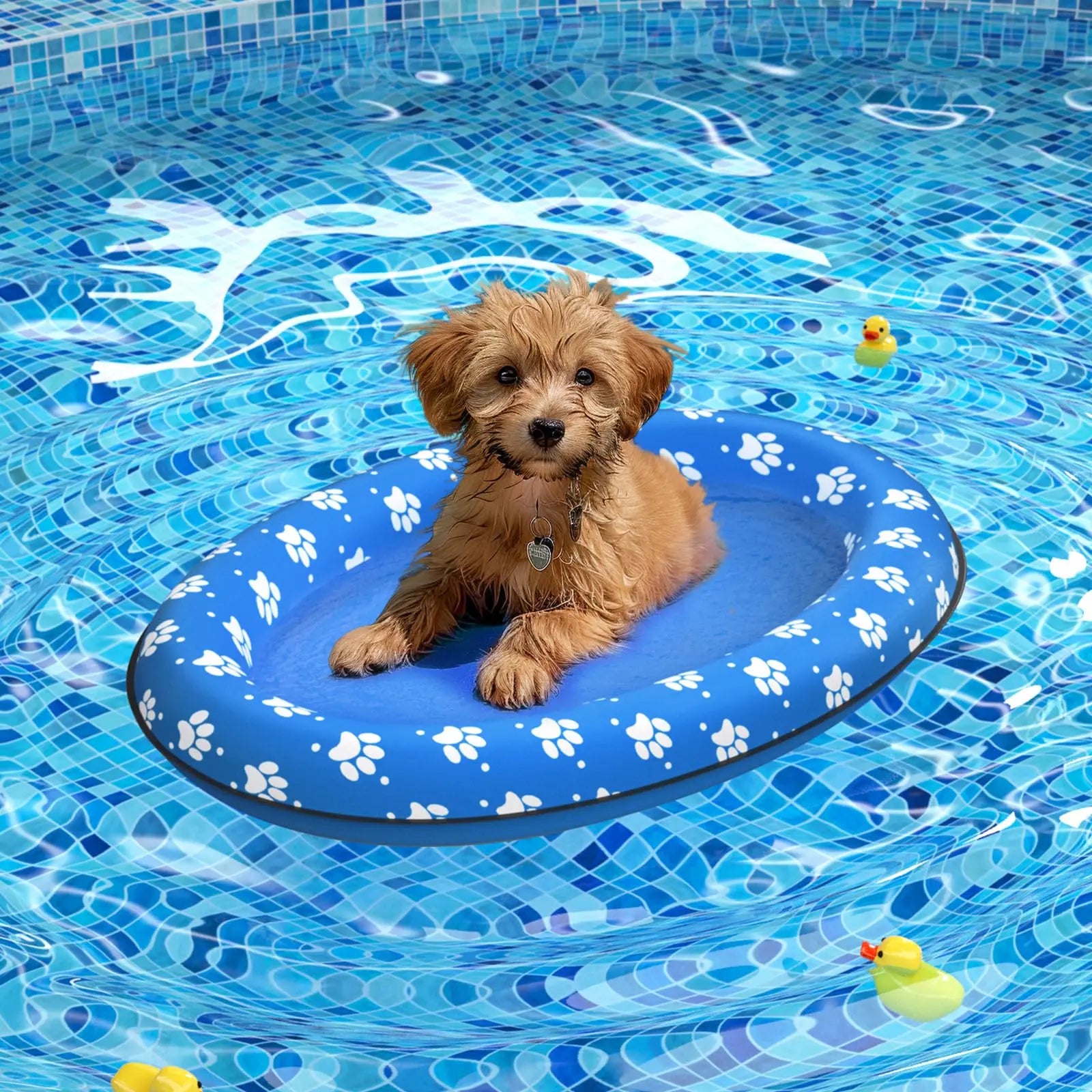 CoolPaws | Aufblasbares Hundepool-Floß