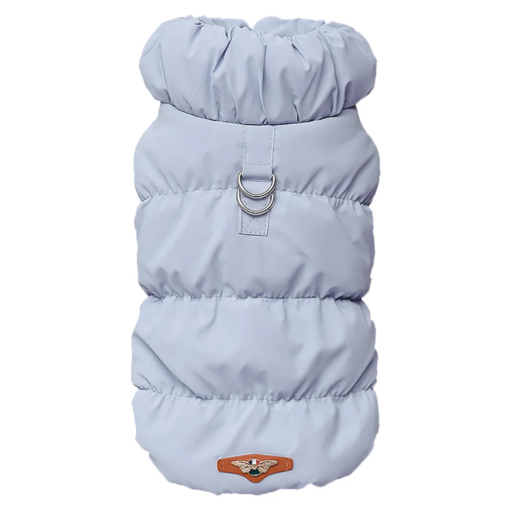 LeoWuff | Gefütterte Winterjacke für kleine Hunde mit D-Ring