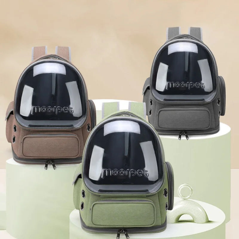 AirPaw | Transparenter Katzenrucksack mit Belüftung