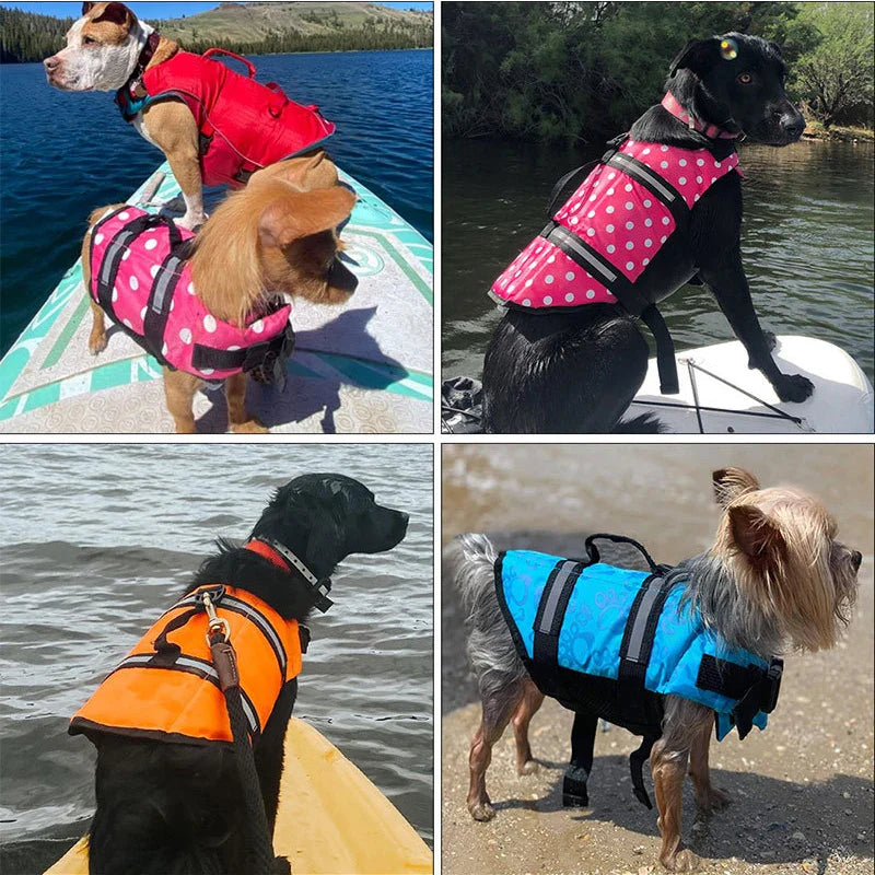 SwimPaws | Reflektierende Schwimmweste für Hunde mit Tragegriff