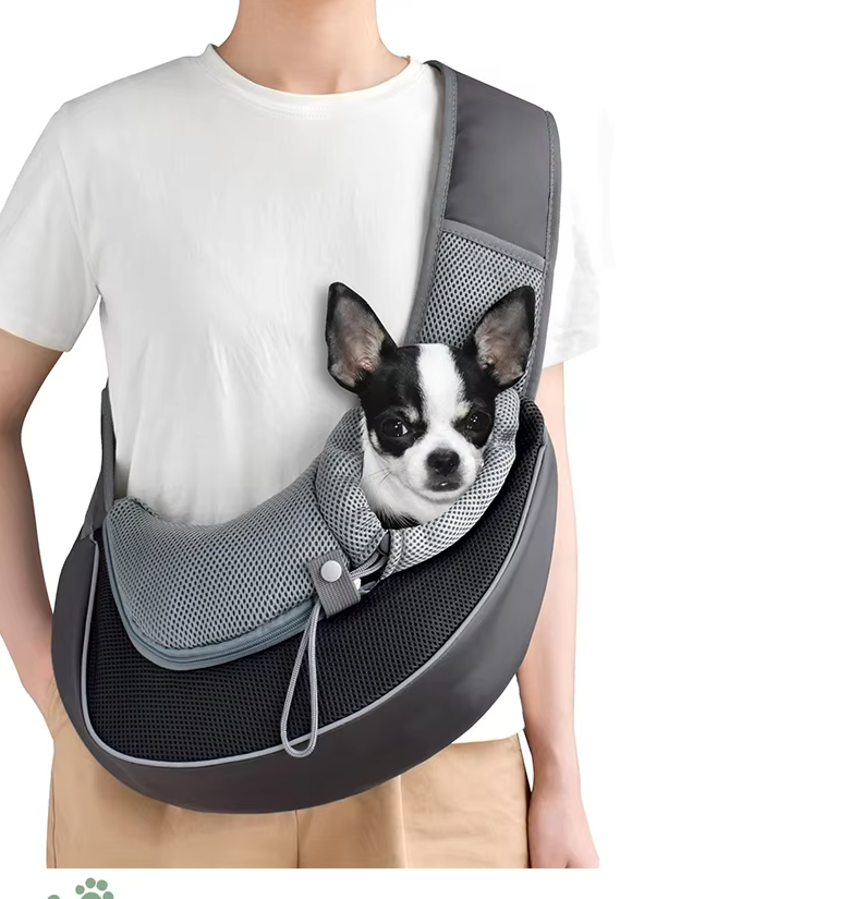 CarryCanis | Tragetasche für Hunde mit Schultergurt und Atmungsnetz