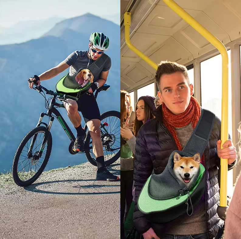 CarryCanis | Tragetasche für Hunde mit Schultergurt und Atmungsnetz