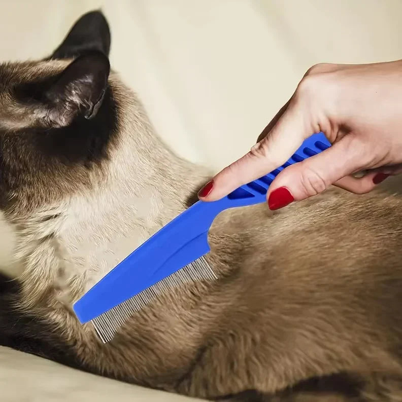 CareFur | Anti-Floh Pflegekamm für Hunde & Katzen