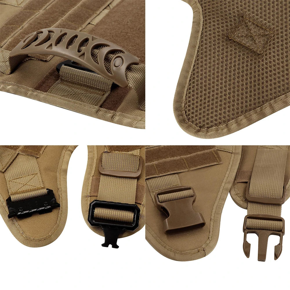 K9Guard | Taktisches Hundegeschirr mit Griff & MOLLE-System