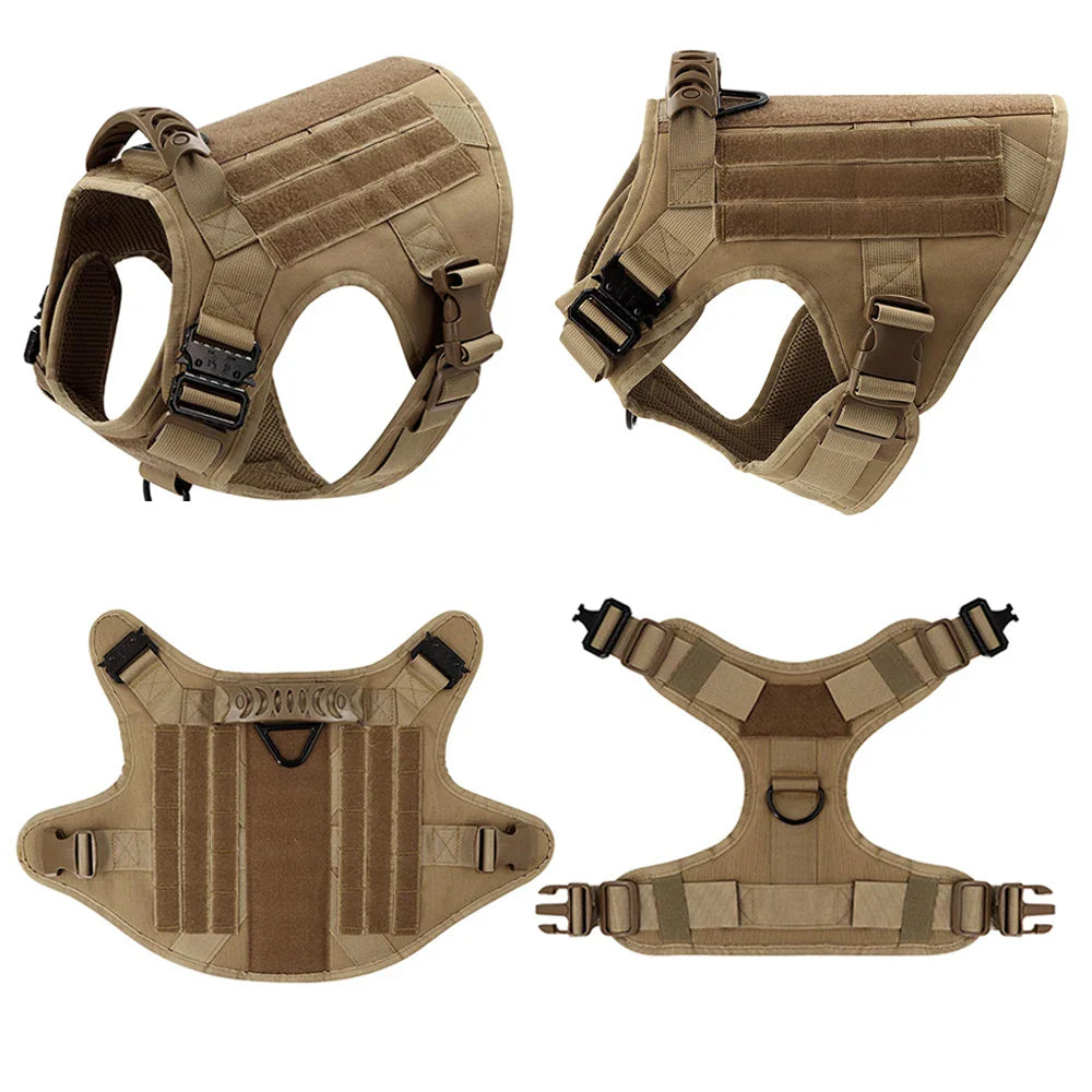 K9Guard | Taktisches Hundegeschirr mit Griff & MOLLE-System