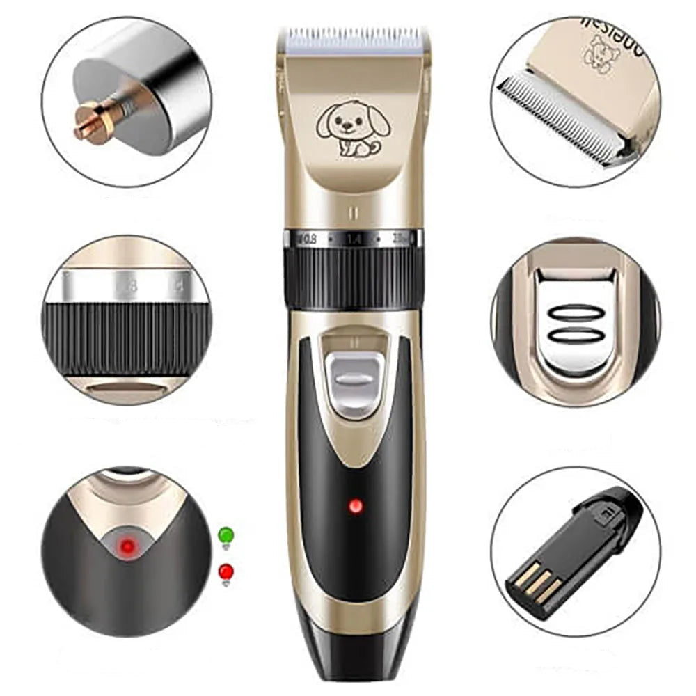 QuietPaws | Leises Felltrimmer‑Set für Hunde