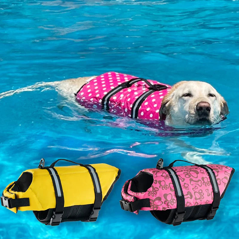 SwimPaws | Reflektierende Schwimmweste für Hunde mit Tragegriff