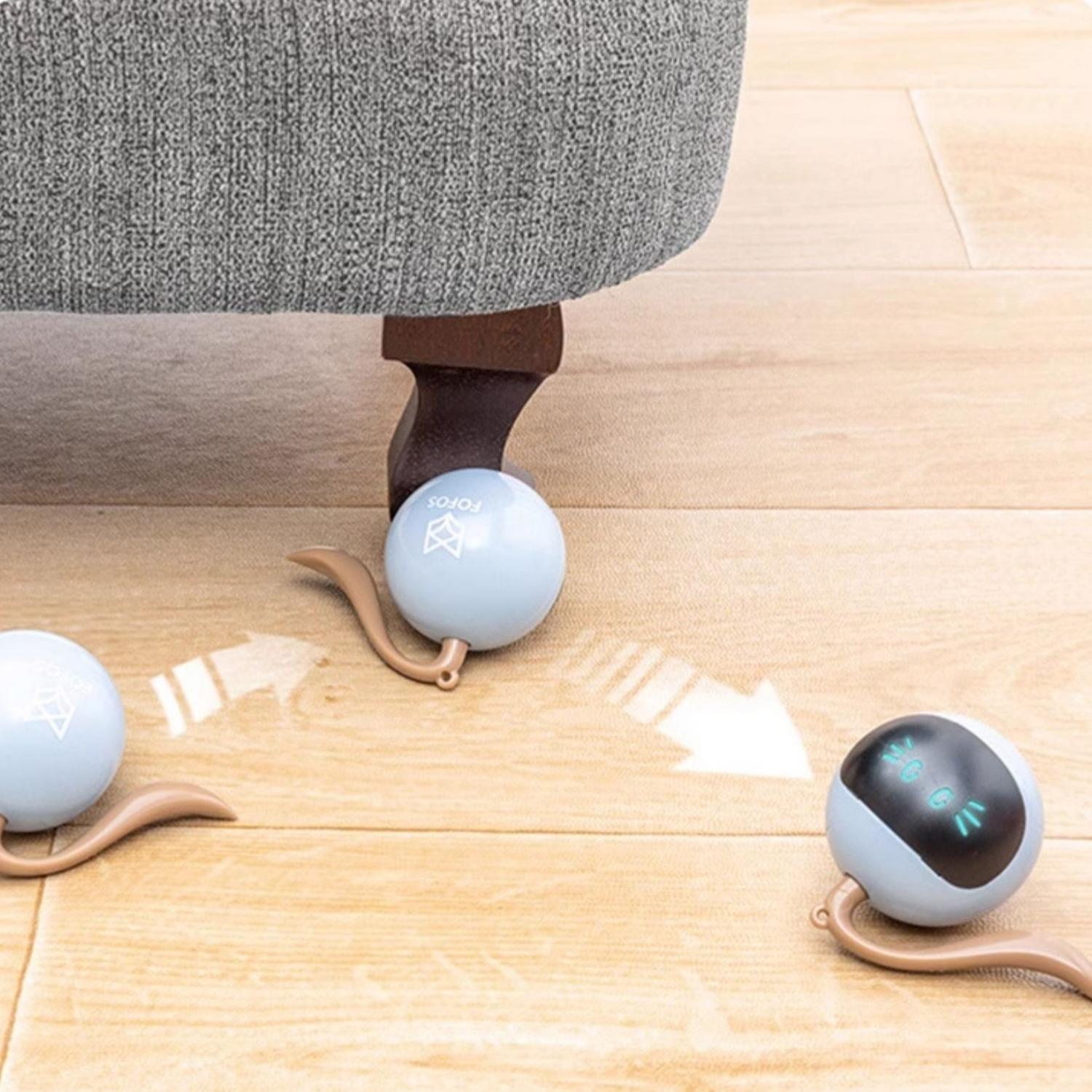 PuraPlay | 2-in-1 Interaktiver Katzenball mit Jagdmodus