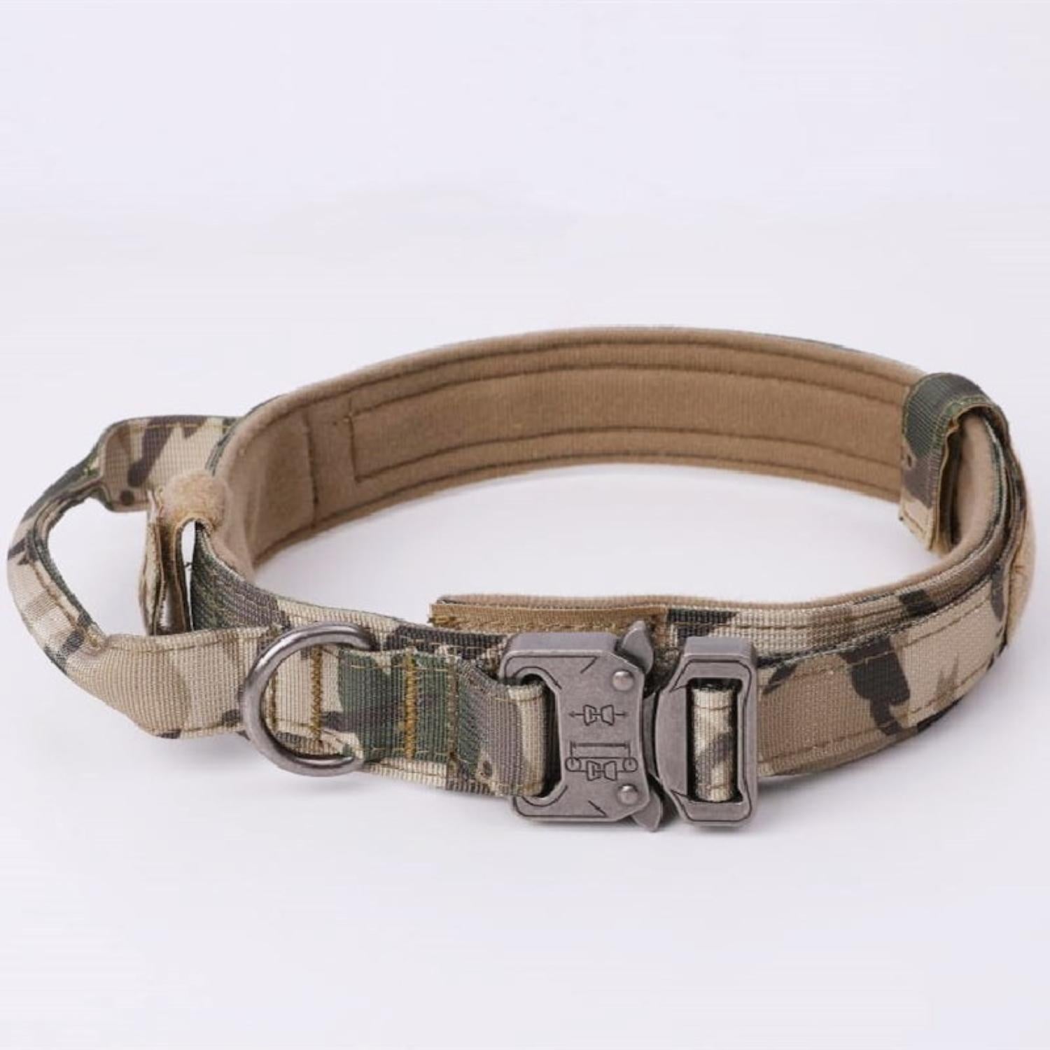 Tactische Hondenhalsband blauwe halsband met gesp