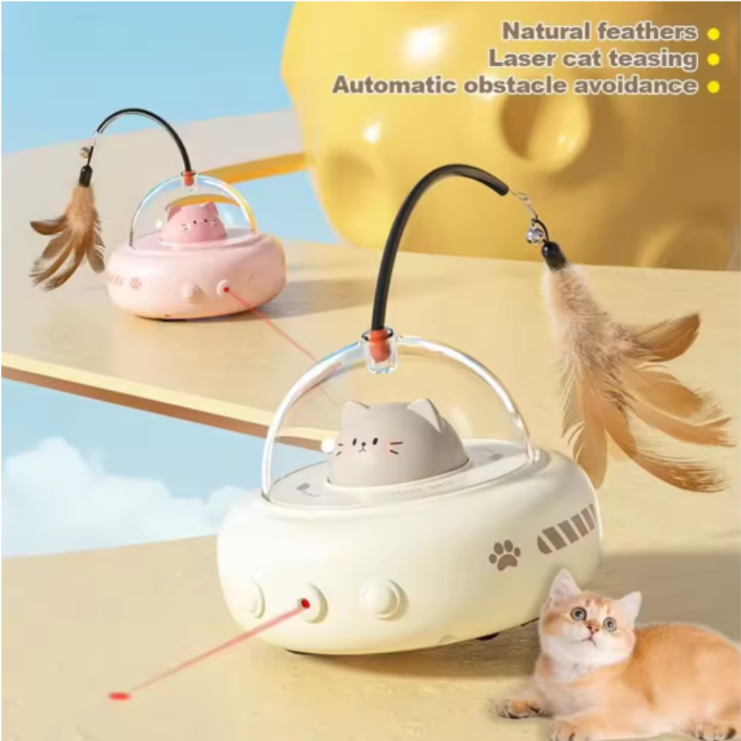 Luna | Automatisches Ufo-Laser Katzenspielzeug