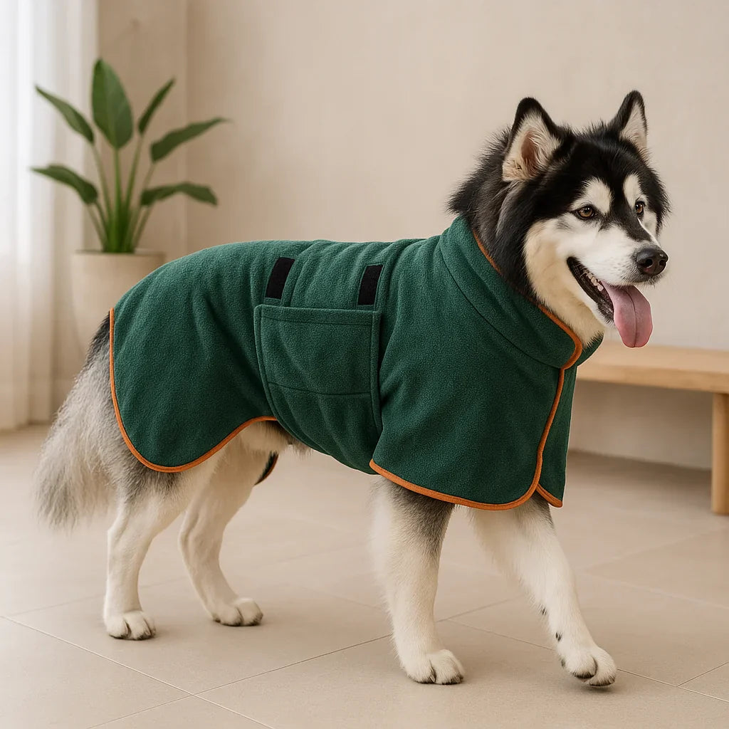 FellFit | Mikrofaser Hundebademantel
