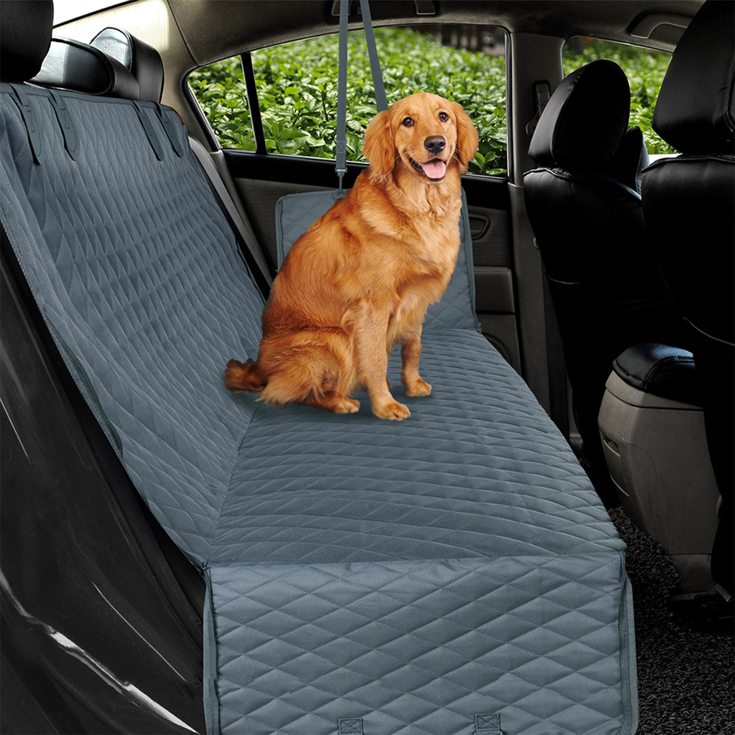 DrivePaws | Premium Autoschutzdecke für Hunde – Rückbank & Kofferraum