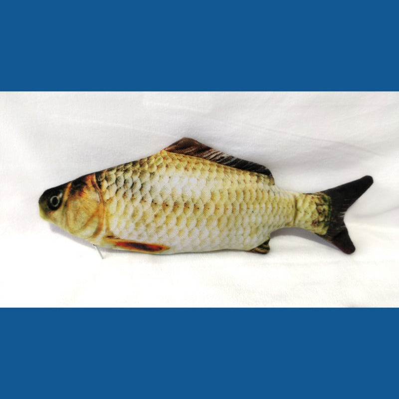 FeliFun | Realistisches Fisch-Plüschspielzeug für Katzen mit Bewegungseffekt