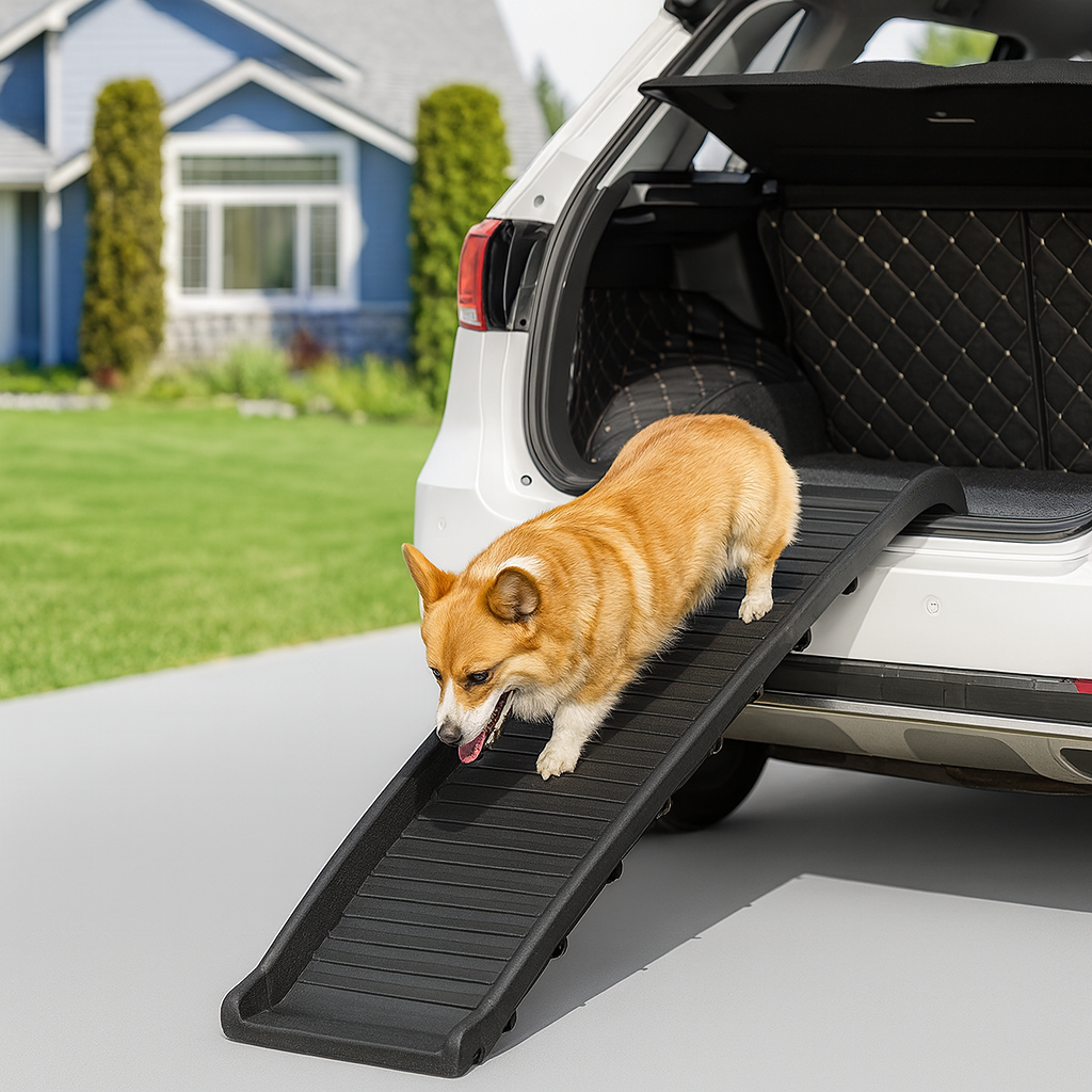PawStep | Faltbare Hunderampe – Sicher & Rutschfest