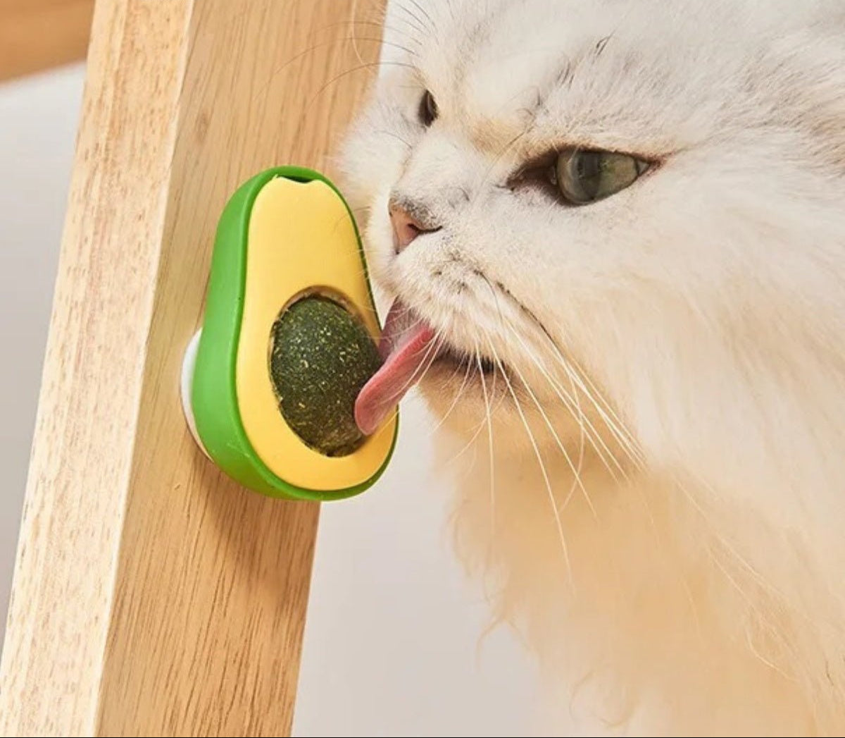 Kiki | Spielball mit Katzenminze in witziger Avocado-Form