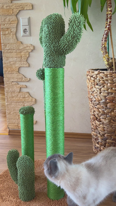 Mauzia | Kratzbaum im Kaktus-Design für Katzen