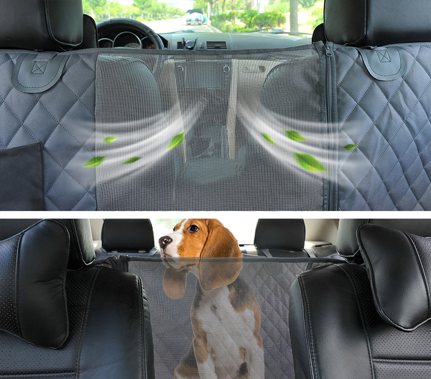 DrivePaws | Premium Autoschutzdecke für Hunde – Rückbank & Kofferraum
