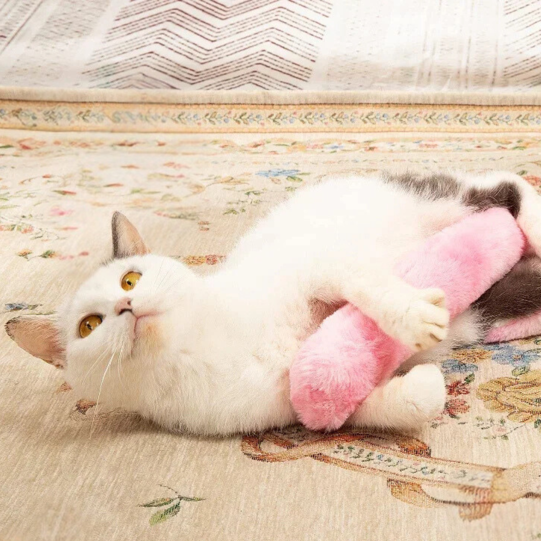 Mila | Weiches Katzenkissen mit Katzenminze